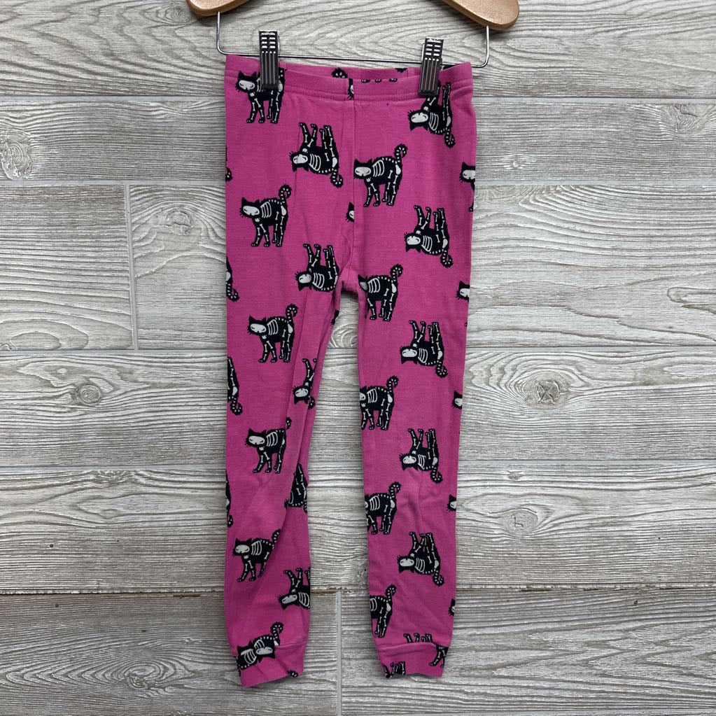 2 Pc LS PJs Cat Skeletons 5