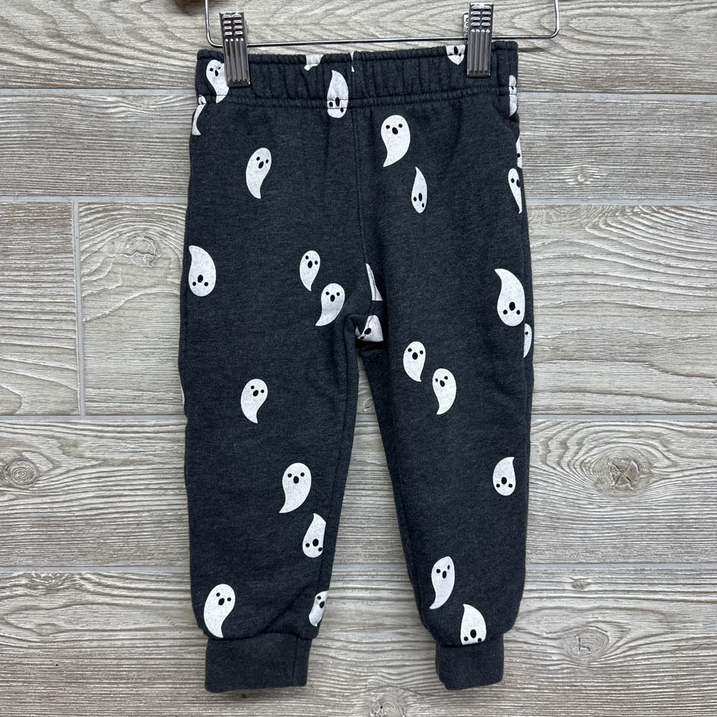 LS Shirt Boo & Jogger Sweatpants Ghosts 2T