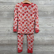 2 Pc LS Bamboo PJs Heart Balloons 5T