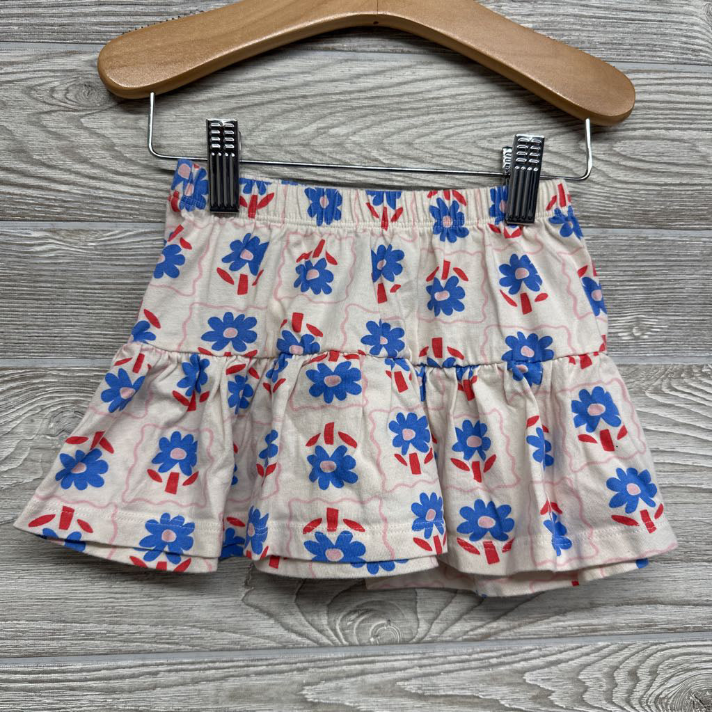 LS Shirt & Skirt Flowers 18-24M