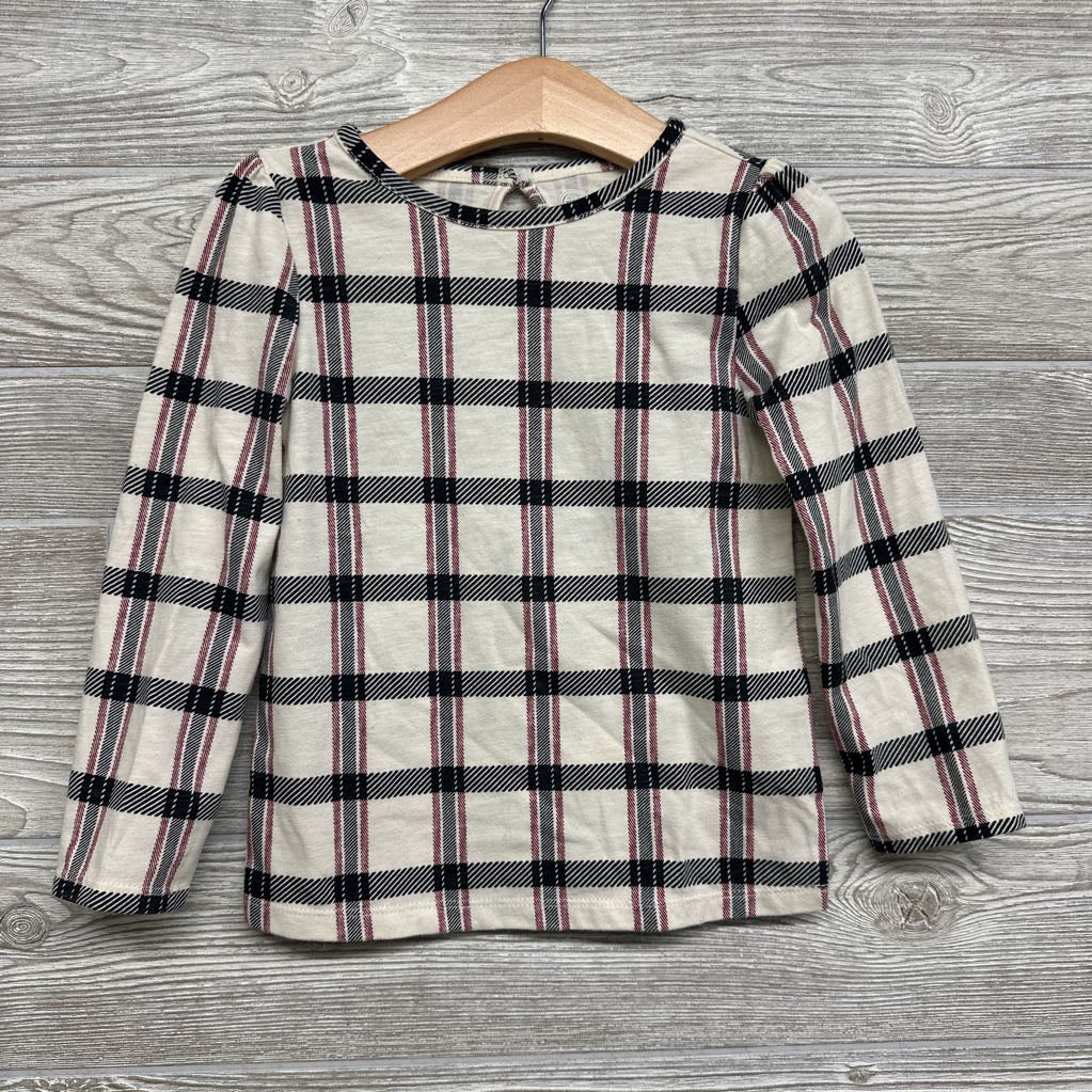 Velour Jumper & LS Plaid Shirt 4T