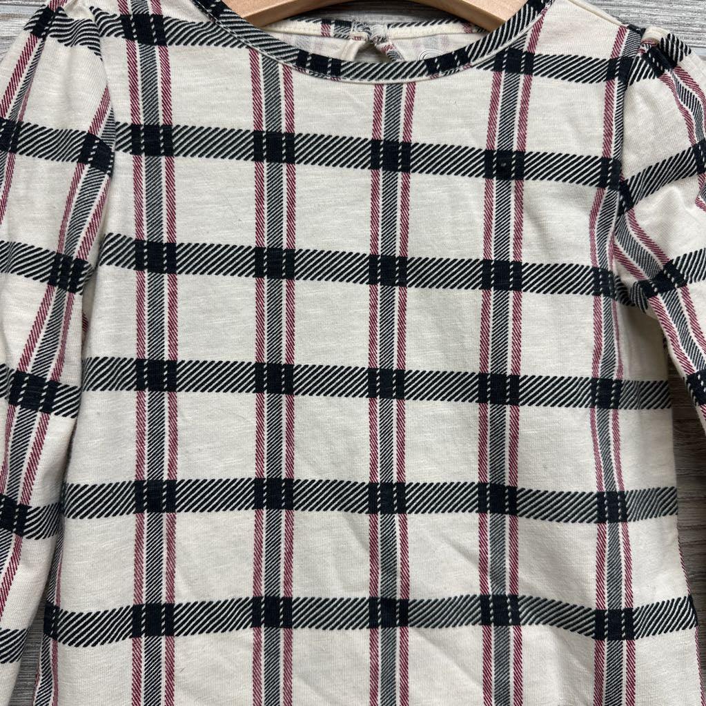 Velour Jumper & LS Plaid Shirt 4T