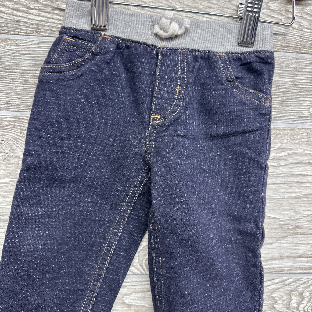 Knit Pull On Jeans 9M
