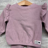 LS Waffle Knit Shirt Ruffles & Flare Pants