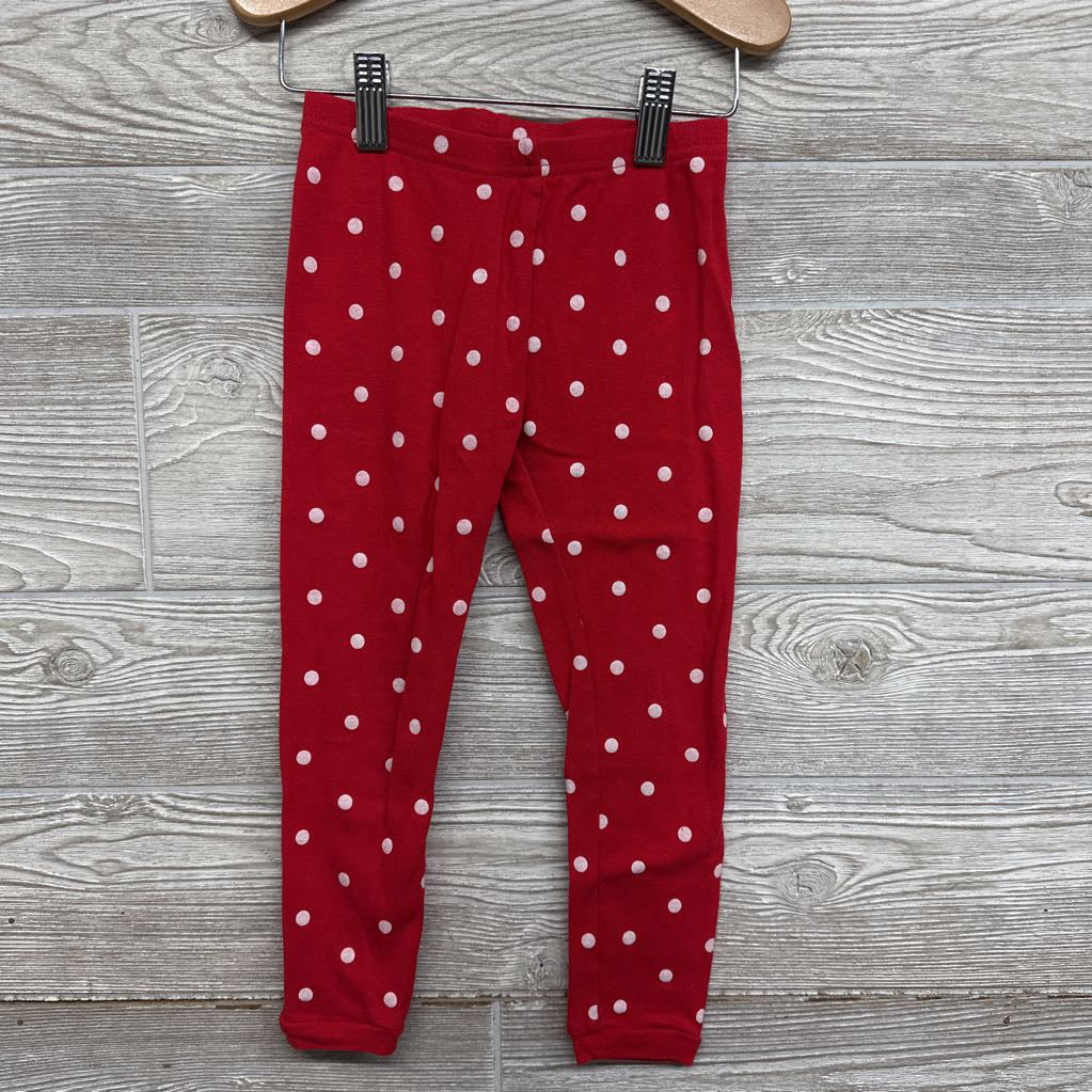 2 Pc LS PJs Dots Santa 4T
