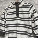 Fleece Henley Pullover Stripes & Joggers 2T