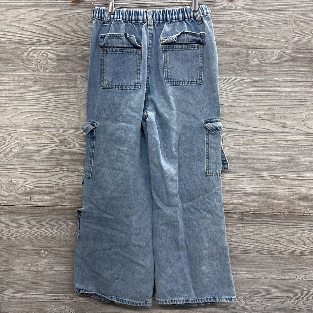 Baggy Wide Leg Jeans Side Pockets 12