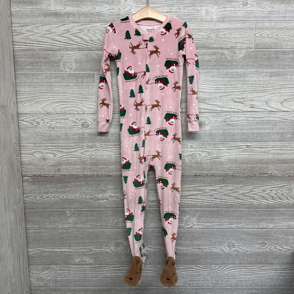 Cozy Sleeper Santa Reindeer 5T
