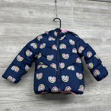 Puffer Coat Rainbows 3t