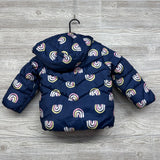 Puffer Coat Rainbows 3t