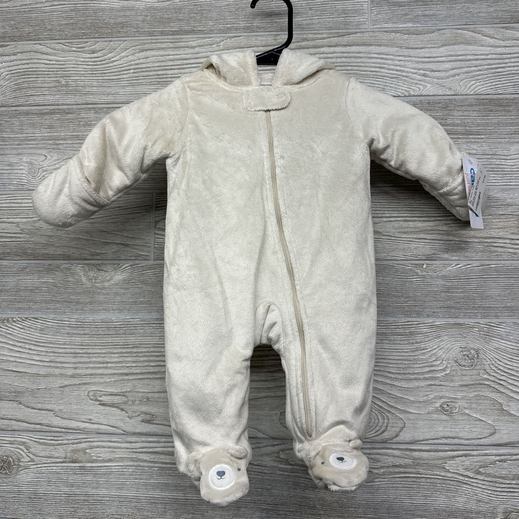 NEW Pram Snowsuit Bear 3M