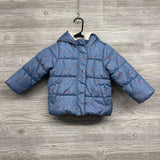 Puffer Coat Flowers 3t