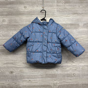 Puffer Coat Flowers 3t