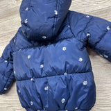 Puffer Coat Flowers 3t