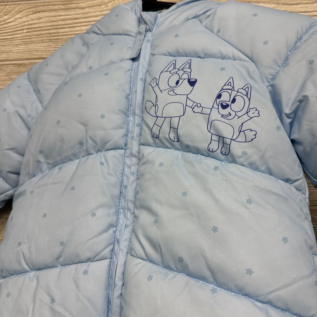 Puffer Winter Coat Flowers 3t