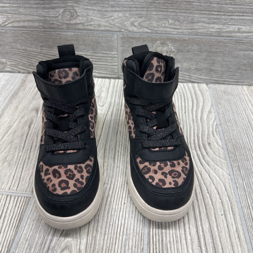 High Top Velcro Shoes Animal Print 10