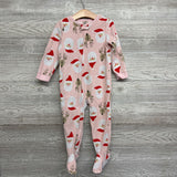 Blanket Sleeper Santa & Deer 3t