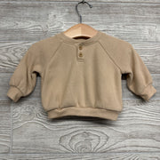 Waffle Knit Henley Shirt 0-3M
