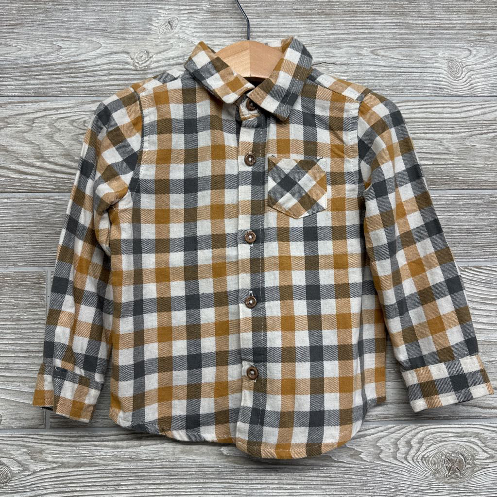 Gingham Button Up Shirt 24M