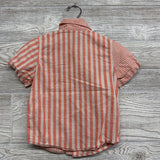 Button Up SS Shirt Stripes 2t