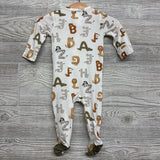 NEW Viscose Sleeper Alphabet 0-3M