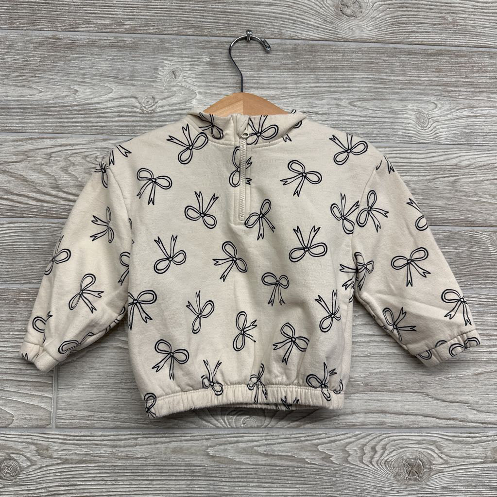 1/4 Zip Pullover Bows 18M