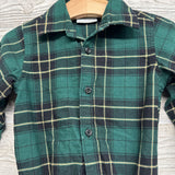 Plaid Button Up Dress Shirt 12-18M