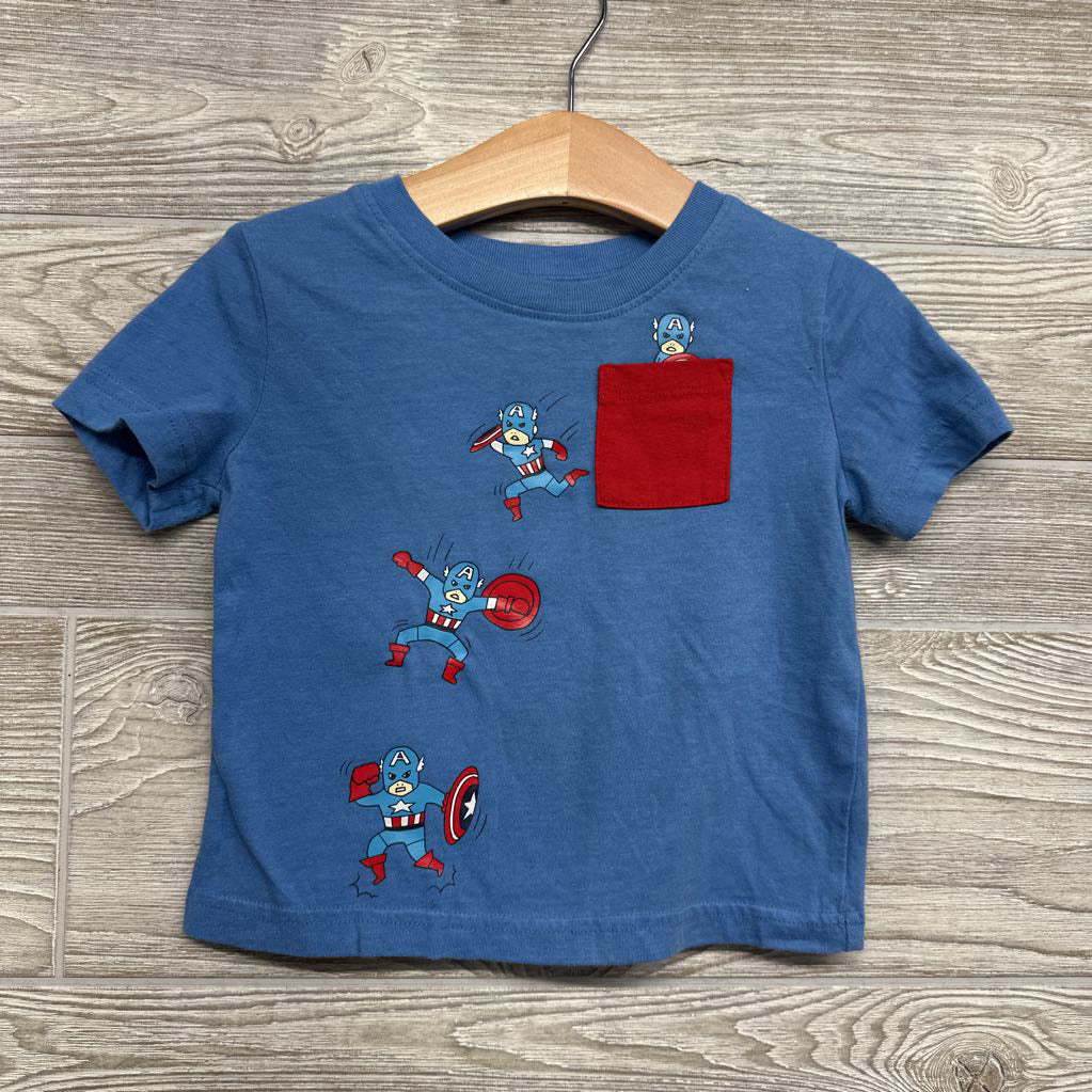 Pocket Shirt Captain America 12M