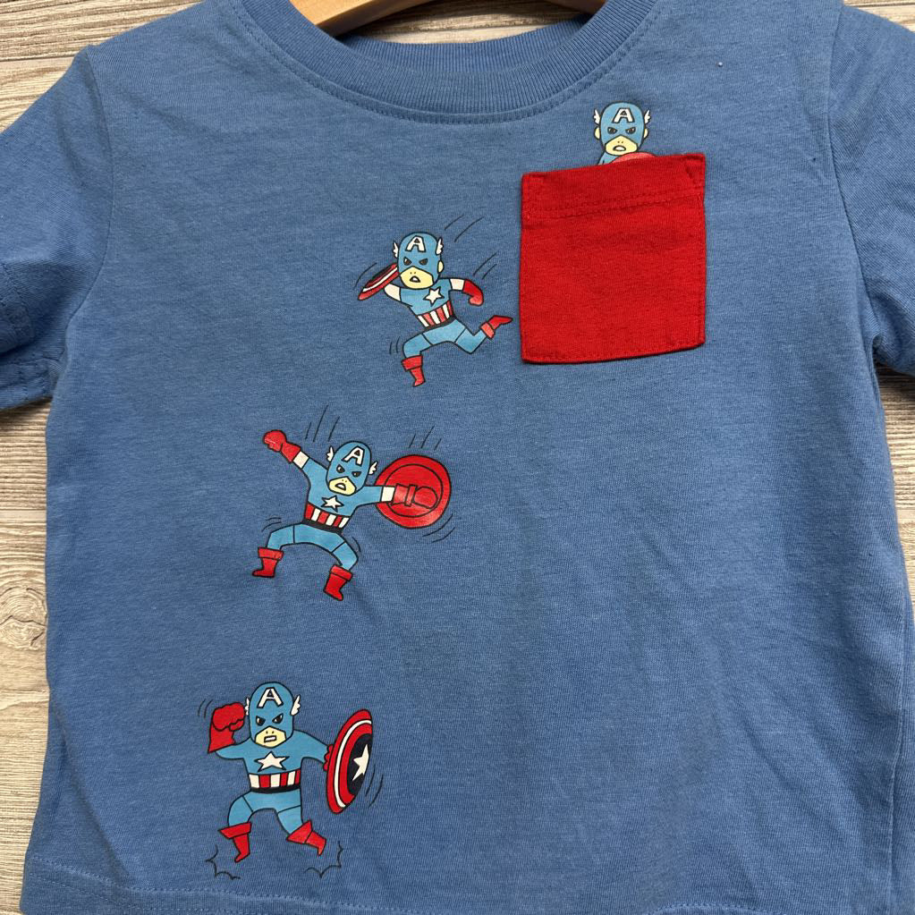 Pocket Shirt Captain America 12M
