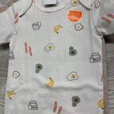 NEW 3 Pk Bodysuit Eggs, Avacado & Bananas 18M