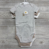 NEW 3 Pk Bodysuit Eggs, Avacado & Bananas 18M
