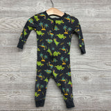 Footless Sleeper Dinosaur & Palm Trees 12-18M