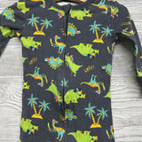 Footless Sleeper Dinosaur & Palm Trees 12-18M