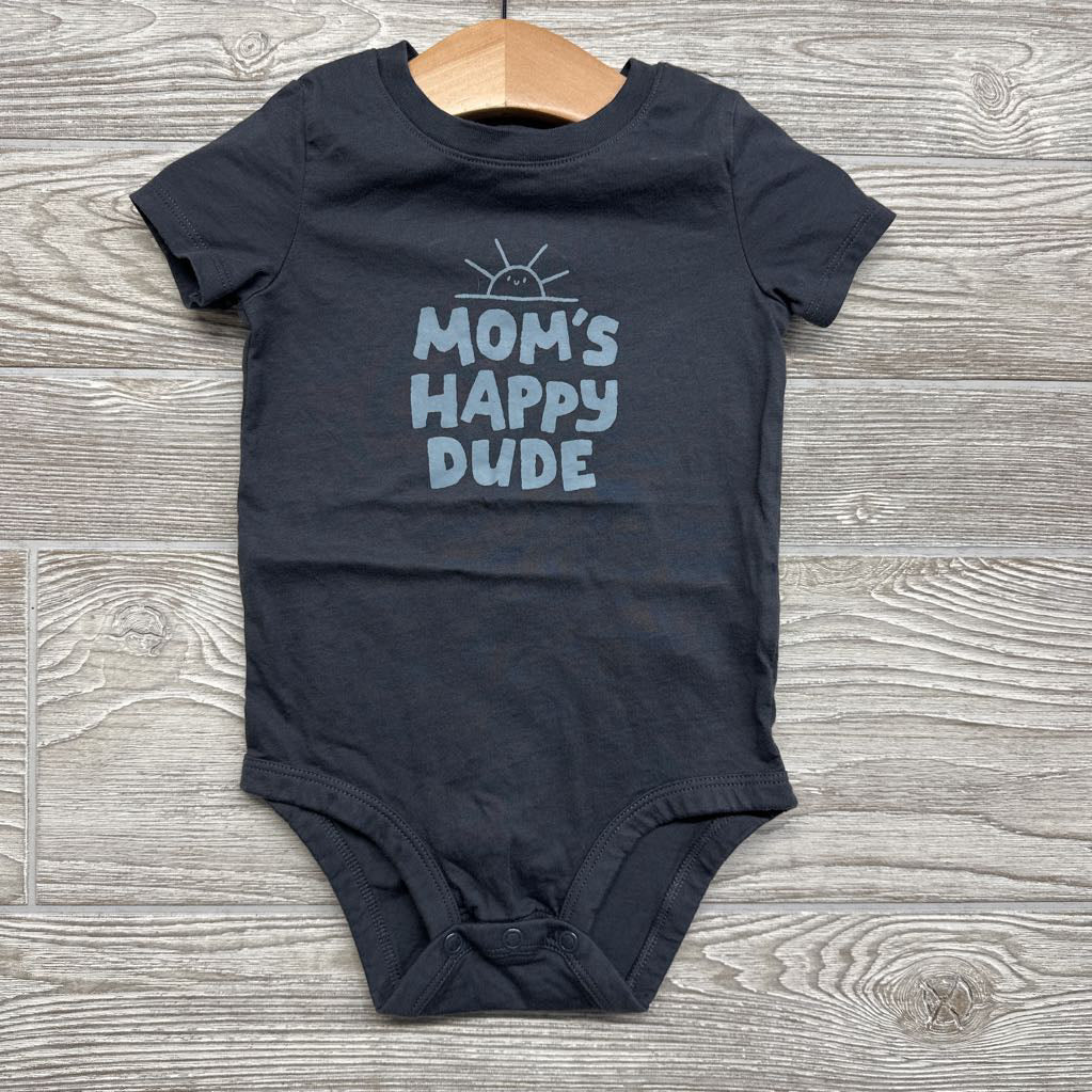 Bodysuit Mom's Happy Dude 12M