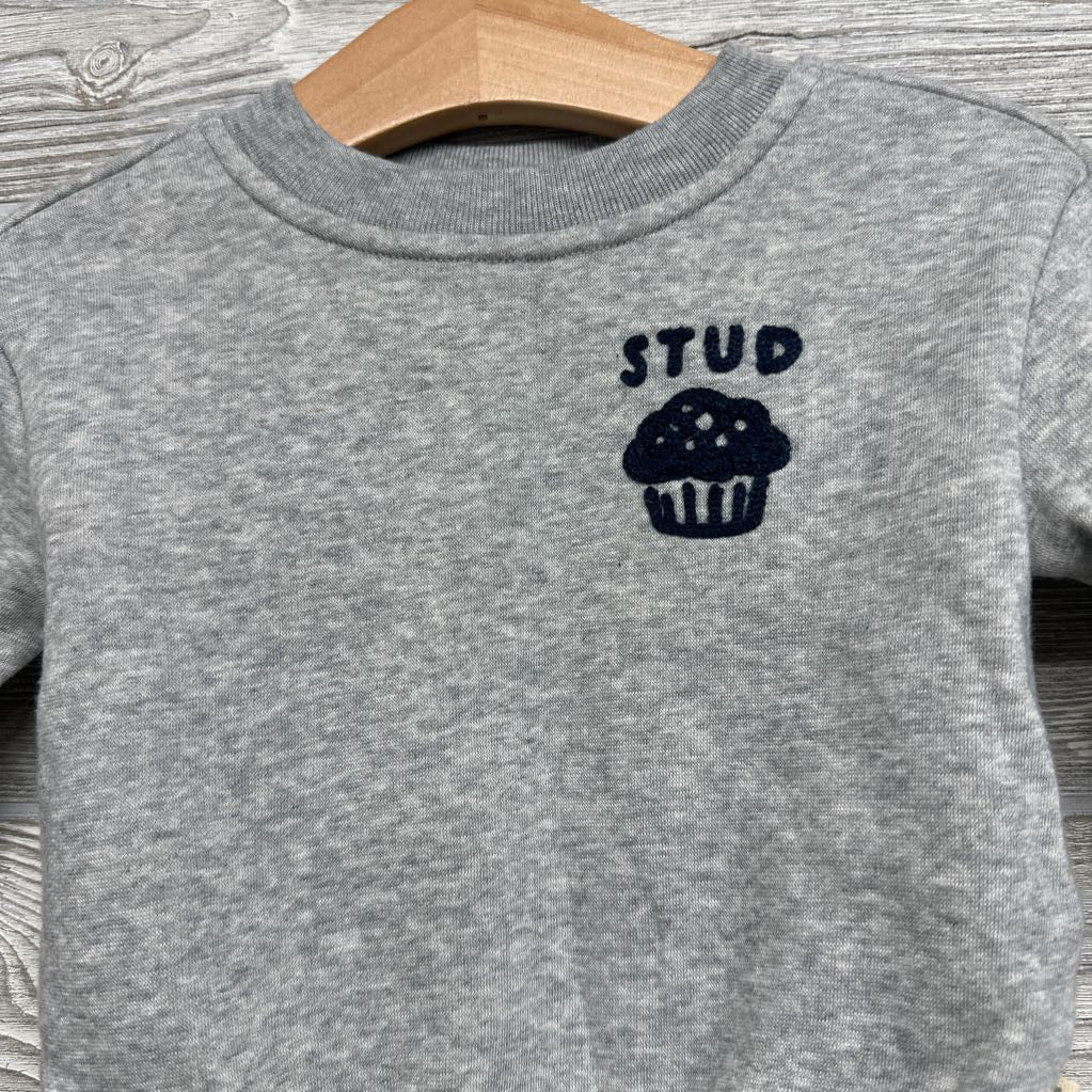 Crewneck Stud Muffin 6-12M