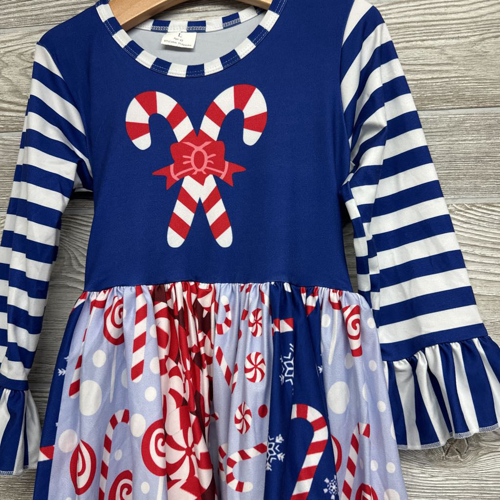 LS Dress Candy Canes 4t
