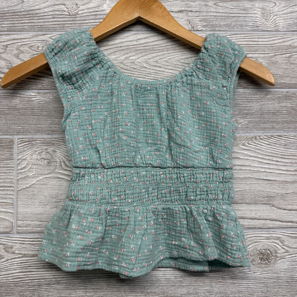 Smocked Muslin Shirt Flowers 8