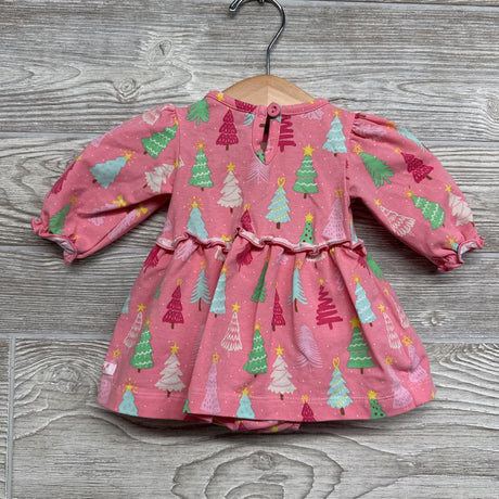 LS Dress Christmas Trees 0-3M