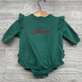 Crewneck Bodysuit Ruffles Merry 3-6M