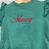 Crewneck Bodysuit Ruffles Merry 3-6M