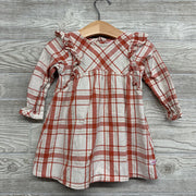 Plaid LS Dress 18-24M
