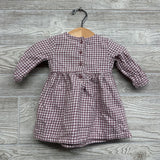 Sweater Gingham LS Dress & Bloomers 3M