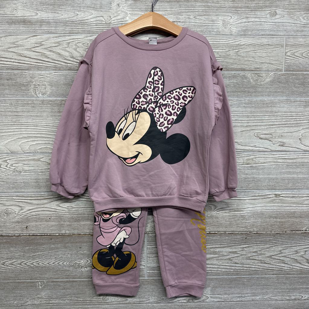Crewneck Ruffles Minnie Mouse & Sweatpants 6x