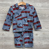 Button Up Pj 2 Pc Train 2t