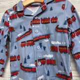 Button Up Pj 2 Pc Train 2t