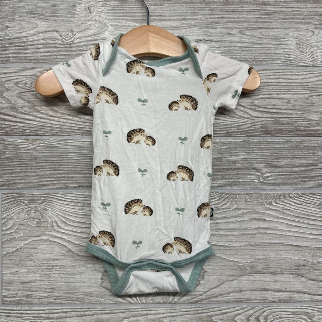 Bamboo Bodysuit Hedgehogs Leaves 0-3M