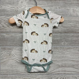 Bamboo Bodysuit Hedgehogs Leaves 0-3M