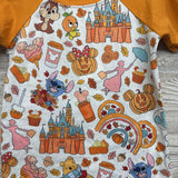 Shirt Castle, Pumpkin, Leaves 4t