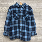 Sherpa Lined Plaid Shirt W/ Hood 5-6