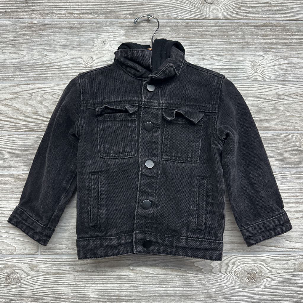 Denim Jacket W/ Hood 12-18M